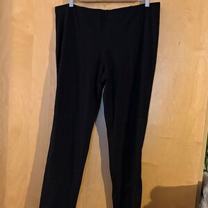 Eileen Fisher Classic Black Trousers